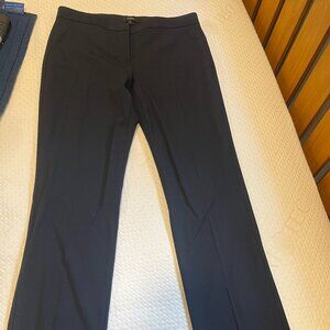 Theory Navy Blue Trousers - Sevona Stretch Wool - Size  4 - Never Worn